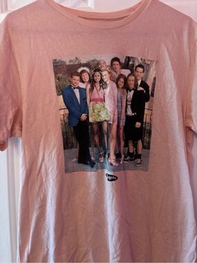 Old Navy Pink Crewneck Graphic Tee